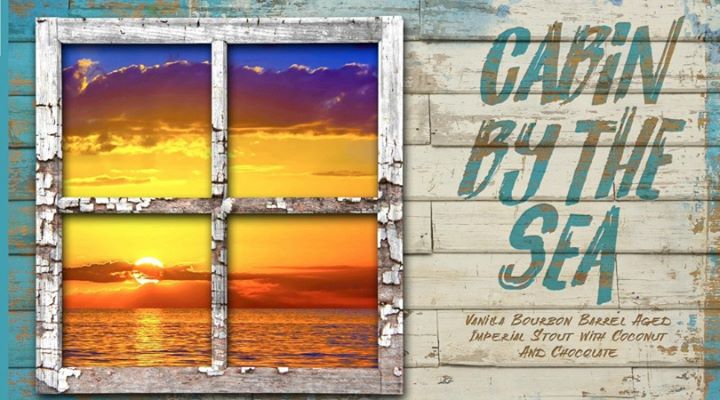 Cabin By The Sea Bottle Release is today! Vanilla bourbon barrel aged imperial stout…