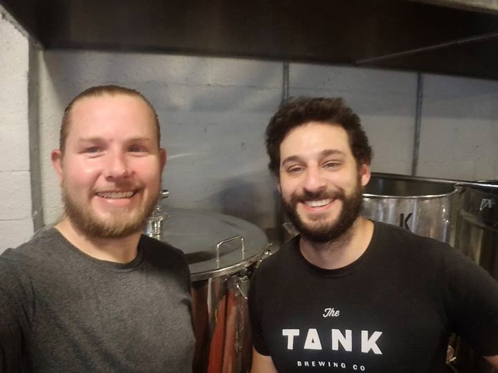 Head Brewer from The Tank Brewing Company in the house today for a collab!…