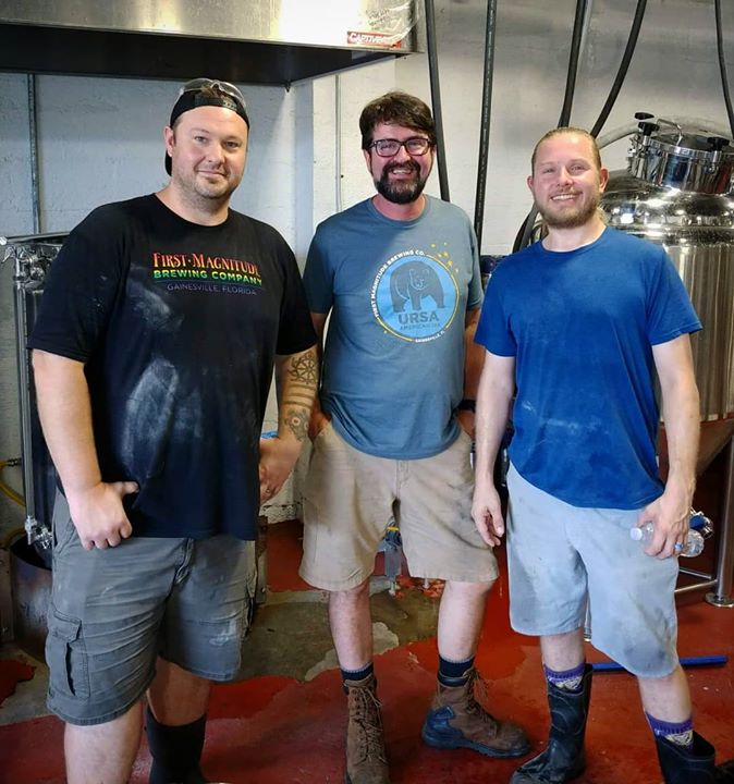 We brewed up another collab today! This time with our friends First Magnitude Brewing…