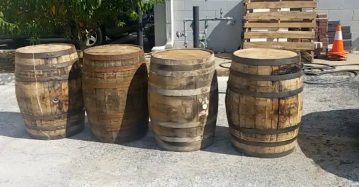 Four new barrels in the house! We have plans for all of them except…