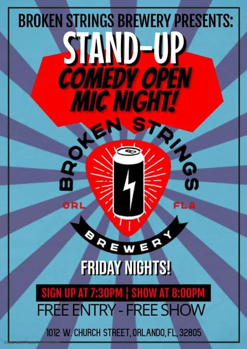 No plans tonight?  Come join us for some local comedy and craft beer!