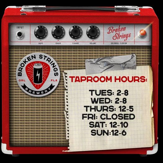 ?️This week’s taproom hours…stop by for to pick up beer for the holiday and gr