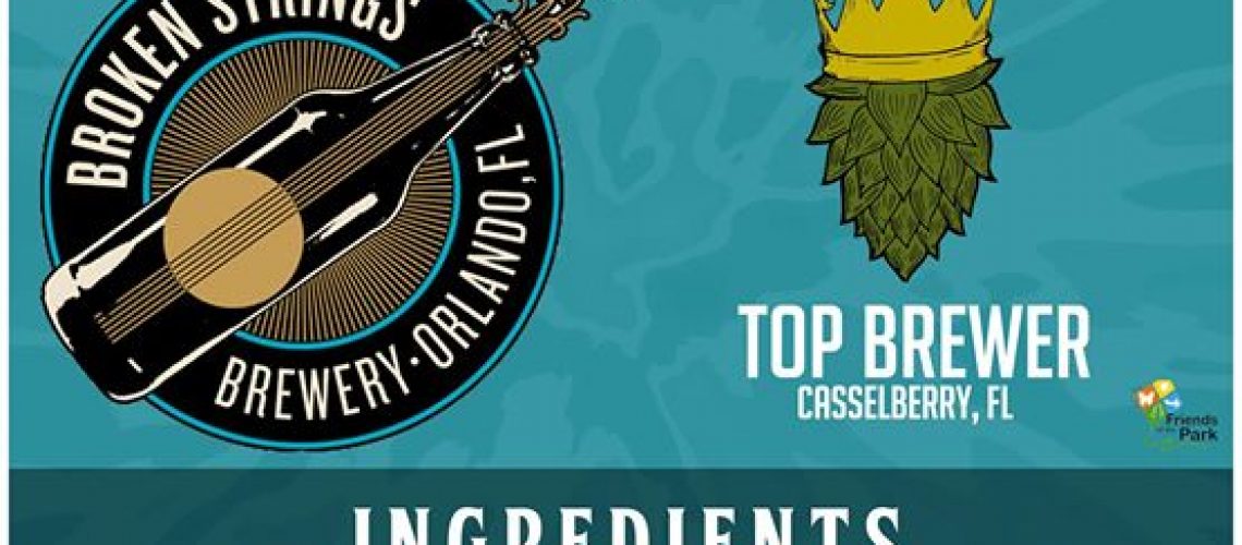 Any guesses what we brewed for Central Florida Top Brewer? We drew Denali hops,…