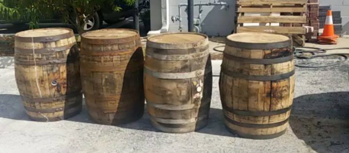 Four new barrels in the house! We have plans for all of them except…